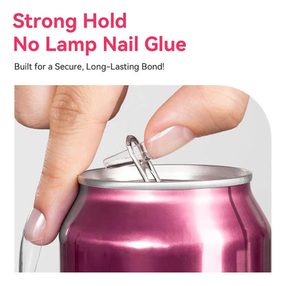 Makartt Solid Nail Glue for Press on Nails, Nail Glue Remover for UV Nail Glue