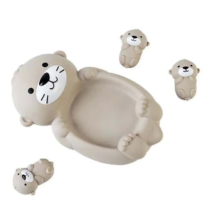1pc children's floating animal otter sealed floating water play toy