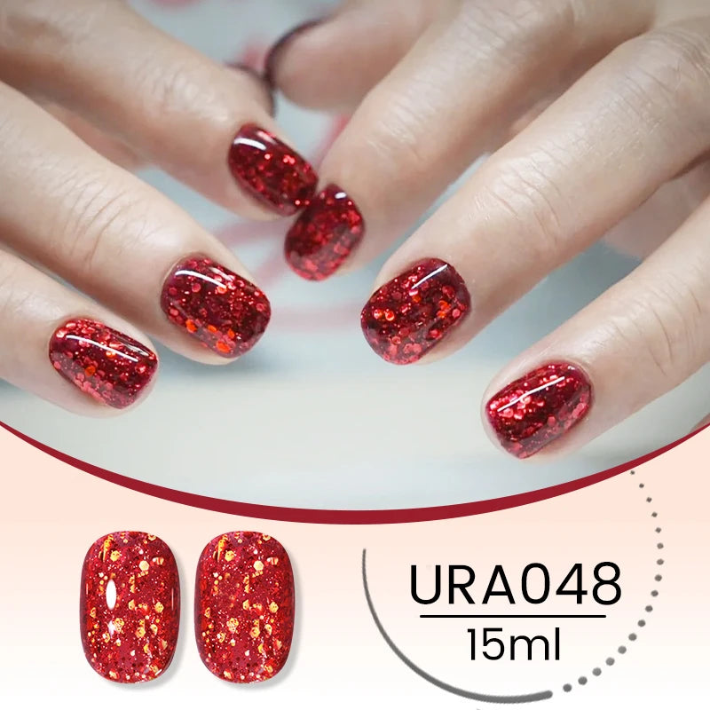 UR SUGAR 15ml Winter Brown Bright Color Gel Gel Varnishes All For Nails Soak Off UV LED Semi Permanent Nail Art Long Lasting Gel
