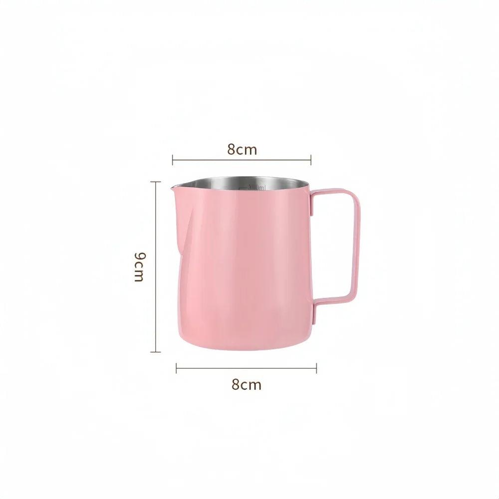 350/600ML Coffee Milk Frothing Pitcher Jug 304 Stainless Steel Precise Scale High Quality Latte