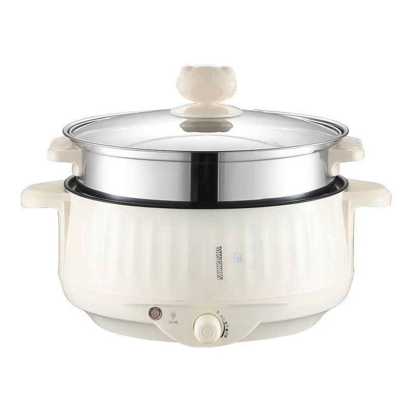 Convenient, Versatile Double Layer Non-Stick Compact Rice Cooker and Hot Pot - Ultimate Multifunctional Cooking Appliance