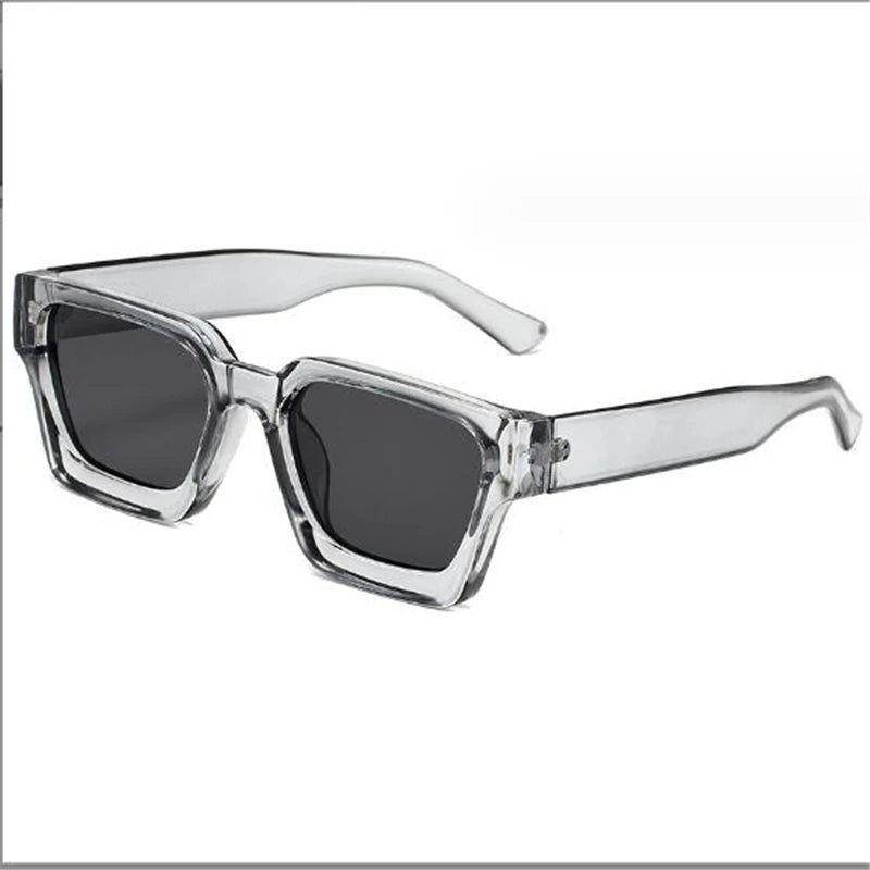 White glasses, women's and men's sunglasses, summer sunshade, windproof, and color changing glasses