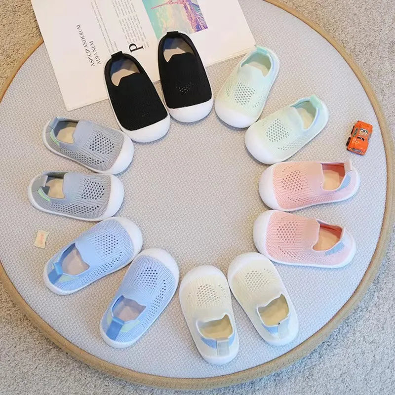 Baby Walking Soft Soled Non-slip Breathable Socks Indoor and Outdoor Spring and Summer Deodorant Floor Shoes for Boys and Girls