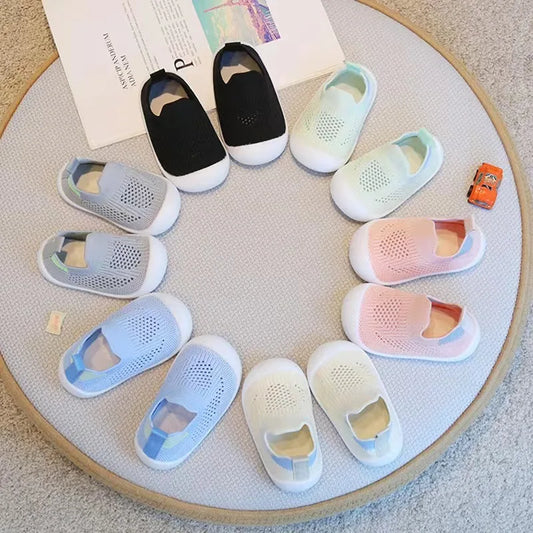 Baby Walking Soft Soled Non-slip Breathable Socks Indoor and Outdoor Spring and Summer Deodorant Floor Shoes for Boys and Girls