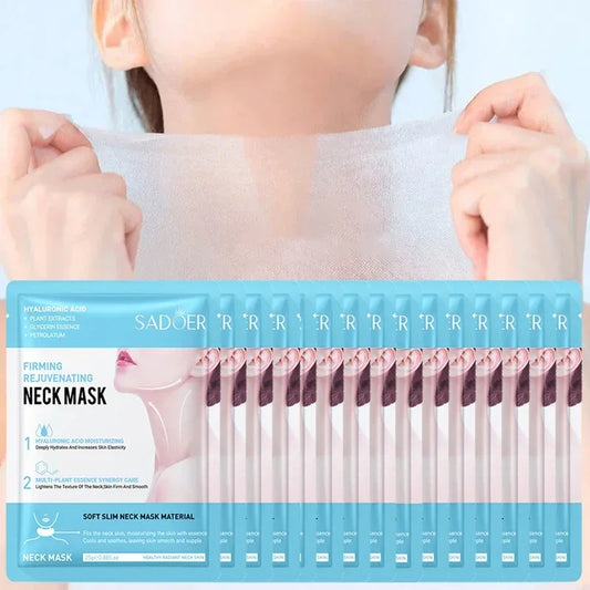 SADOER Hyaluronic Acid Neck Mask Collagen Firming Neck Masks Nourishing Brightening Beauty Moisturizing Necks Skin Care