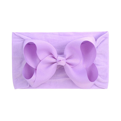 1Pc Headband Nylon Infants Toddlers Elastic Hair Band for Newborn Girl Princess Bowknot Cute Baby Hair Accessories Wholesale