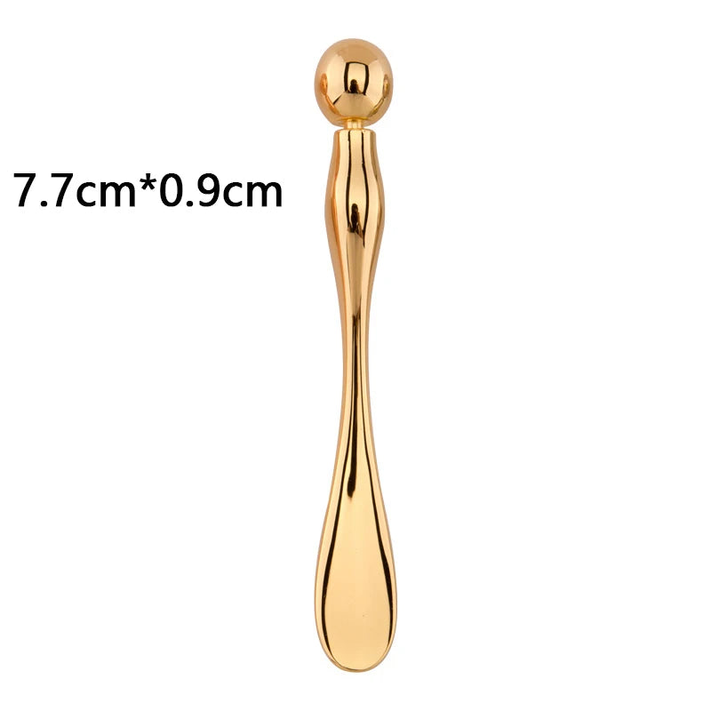 Metal Face Massage Stick Anti Wrinkle Eye Cream Applicator Mask Mixing Spatulas Scoop Eyes Massage Beauty Bar Facial Care Tool