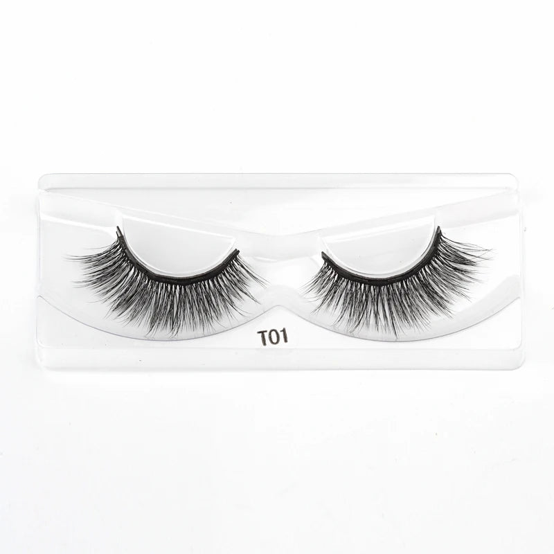 New 1/3Pairs Magnetic Eyelashes False Lashes Repeated Use Eyelashes Waterproof Liquid Eyeliner With Tweezer Make Up Sets Hotting