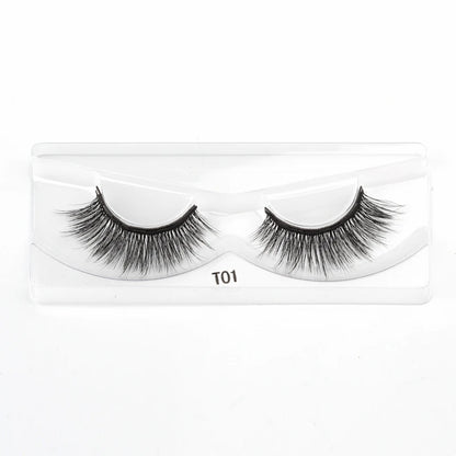 New 1/3Pairs Magnetic Eyelashes False Lashes Repeated Use Eyelashes Waterproof Liquid Eyeliner With Tweezer Make Up Sets Hotting