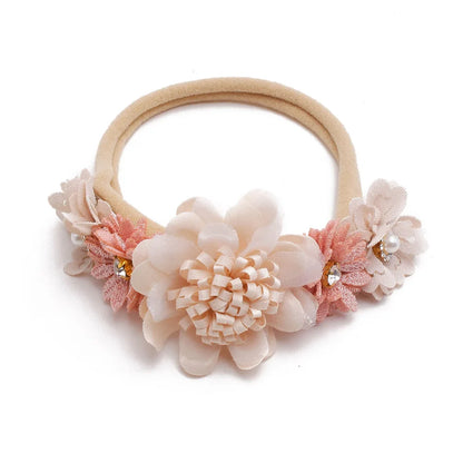 Baby Girl Headband Cute Baby Elastic Hair Band Newborn Head Flower Toddler Photo Props Headband Headwear Kids Accessories