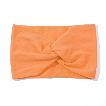 1Pc Soft Nylon Headscarf Astique Suitable for Newborn Baby Girl Flower Headband Elastic Hairband Turban Toddler Hair Accessories