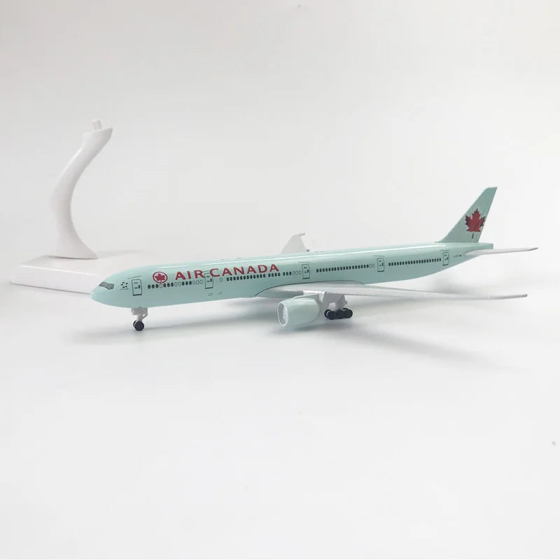 Aircraft Model Canada 777 B777 Aircraft Diecast Metal 1/400 Scale Miniature Airplane Model Planes Home Ornaments For Model Kit