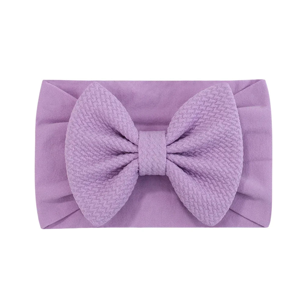 Baby Headband Nylon Infants Toddlers Elastic Hair Band for Newborn Girl Princess Bowknot Kids Hair Accessories Kids Headwear