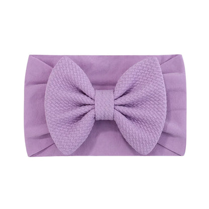Baby Headband Nylon Infants Toddlers Elastic Hair Band for Newborn Girl Princess Bowknot Kids Hair Accessories Kids Headwear