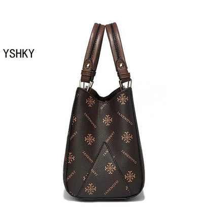 New Woman shoulder bag Large capacity Handbag for Women 2025 Crossbody bag pattern PU Portable bucket bag ladies messenger bags
