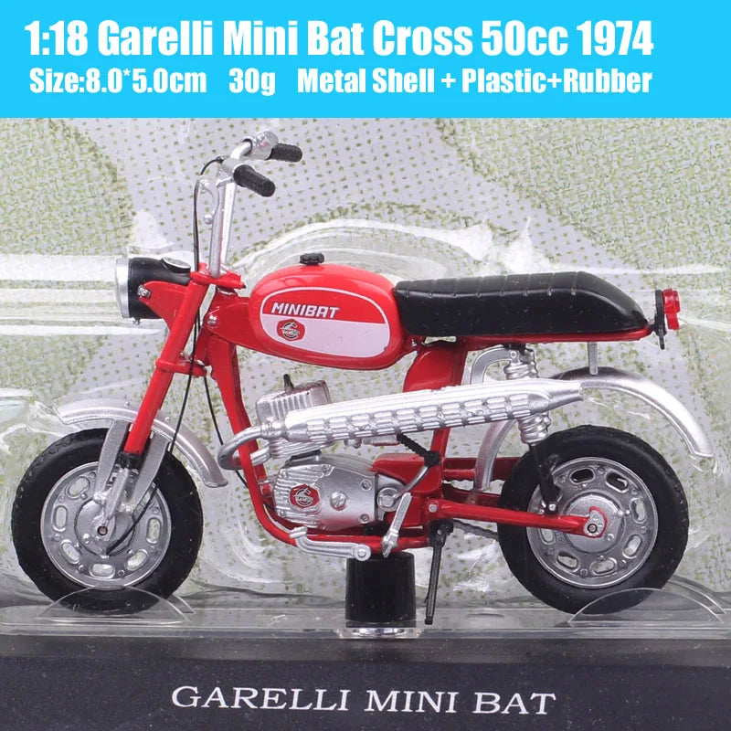 1/18 Scale Testi Militar Beta Boy Benelli Motorella Montesa Velosolex 2200 Malaguti Negrini Harvard Moped Model Bike Scooter Toy