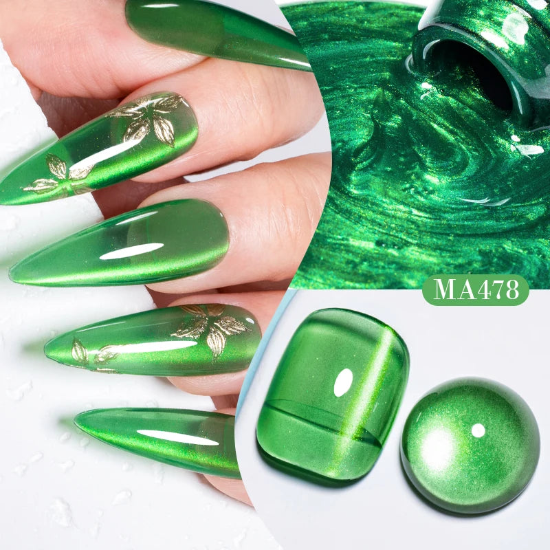 Cat Eye Gel Polish With Nail Magnet Tools Flexible Iron Wire For Creating Heart Shapes On Nails Nail Art nail supplies iman