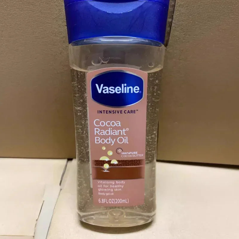 Vaseline Body Oil, Brightens Skin Tone, Improves Dry and Flaky Skin, Nourishes and Moisturizes Body Gel Oil, 200ml