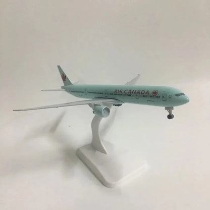 Aircraft Model Canada 777 B777 Aircraft Diecast Metal 1/400 Scale Miniature Airplane Model Planes Home Ornaments For Model Kit