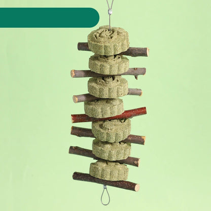 100g Rabbit Chew Sticks Natural Apple Tree Branch Molars Sweet Bamboo Sticks Teeth Clean Bite Toys for Guinea Pigs Hamster