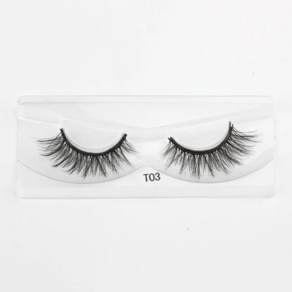 New 1/3Pairs Magnetic Eyelashes False Lashes Repeated Use Eyelashes Waterproof Liquid Eyeliner With Tweezer Make Up Sets Hotting