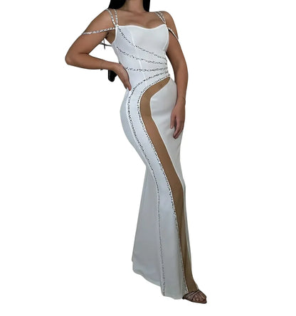 Long elegant party cocktail dresses