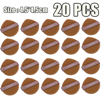 1-20pcs Sponge Air Cushion Cosmetic Puff Double Side