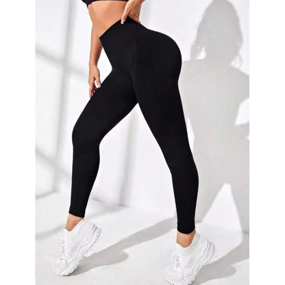 High Waisted Seamless Stretch Athletic Yoga Pants Leggings
