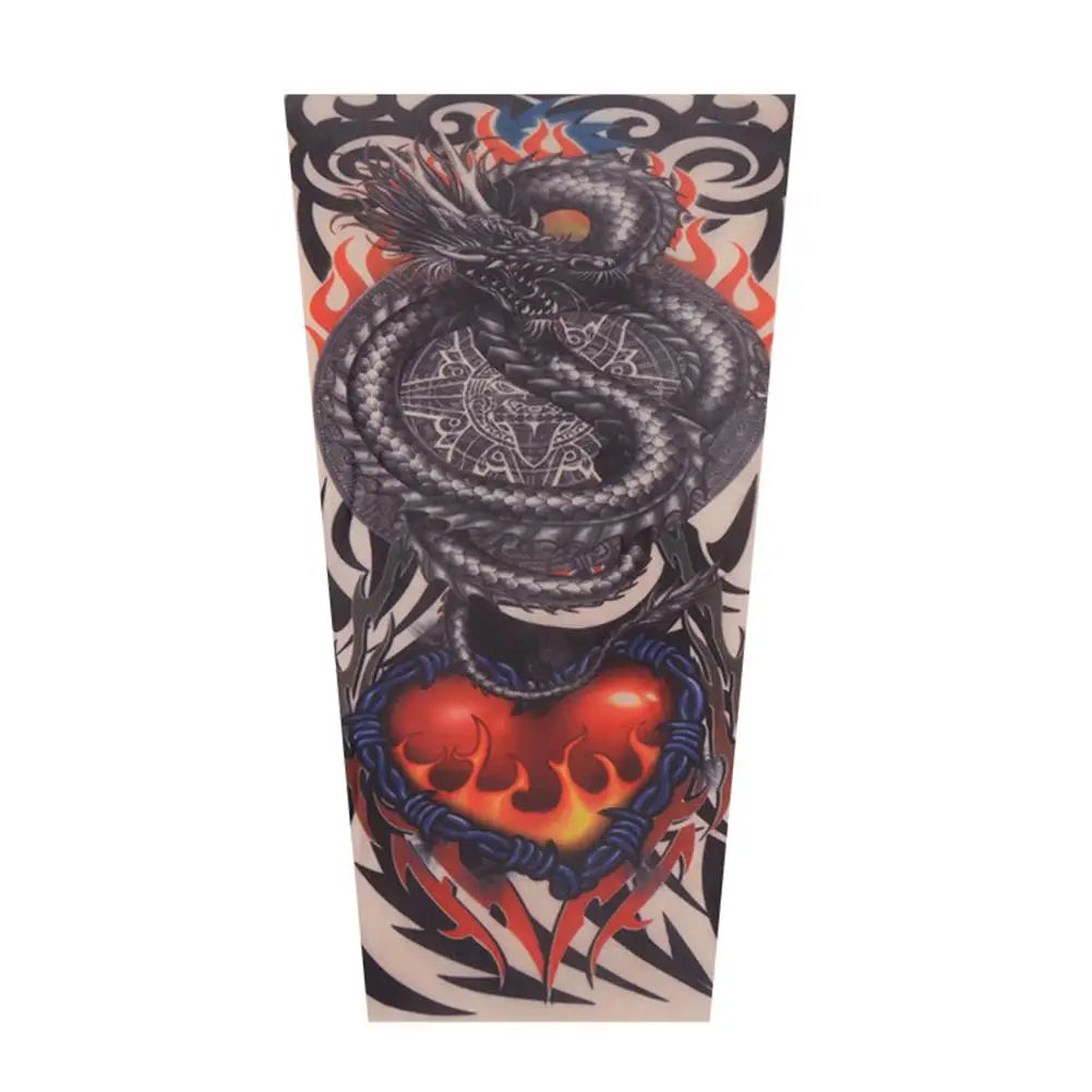 New Children Outdoor Sport Summer Cooling Basketball Running Flower Arm Sleeves Sun Protection Arm Cover Tattoo Arm Sleeves