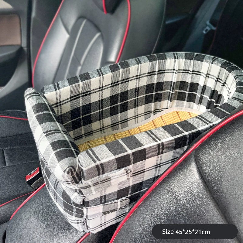 Car Pet Bed Cathouse Doghouse Central Control Nest Small Size Dogs Car Dog Safety Car Seat Cat Sitting Car Mats