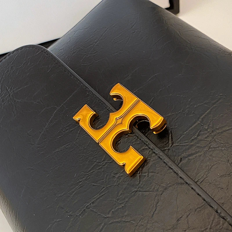 Leather Shoulder Bag Chain Crossbody Small Square Bag