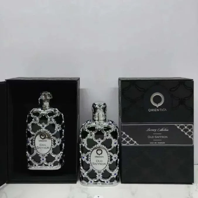 Royal Amber Rouge Oud Saffron 80ML Men Women Eau De Parfum  Neutral Rose Spray Perfume Fragrance
