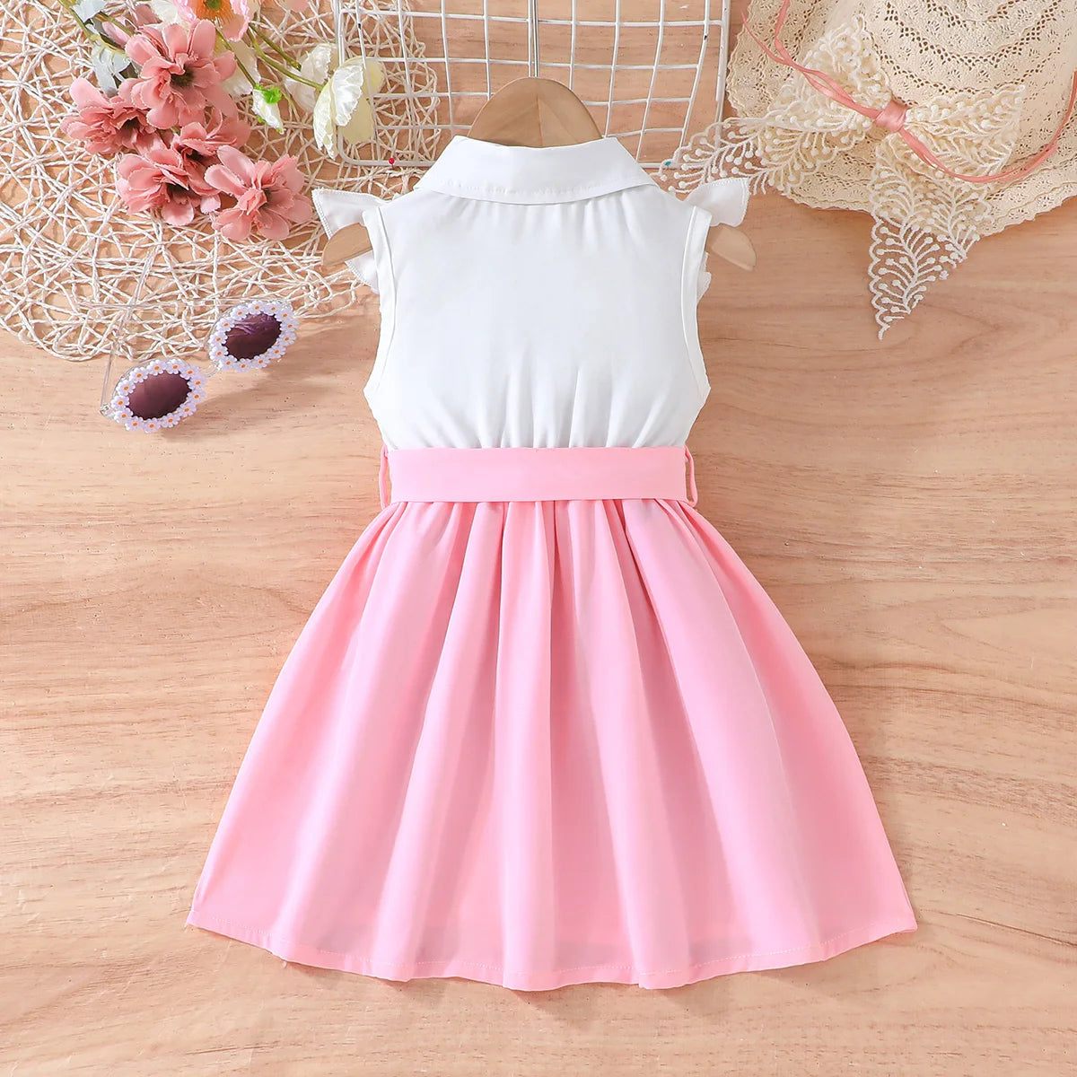 Dress For Kids 2-7 Years old Birthday Ruffled Embroidered Sleeveless Emerald Green Princess Dresses