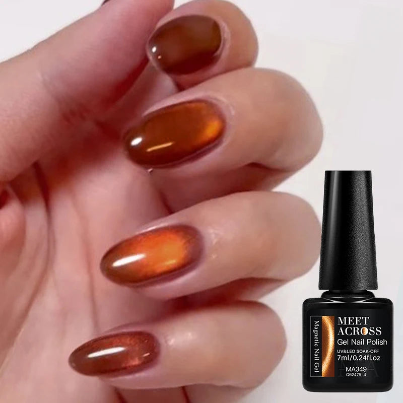 Cat Eye Gel Polish With Nail Magnet Tools Flexible Iron Wire For Creating Heart Shapes On Nails Nail Art nail supplies iman