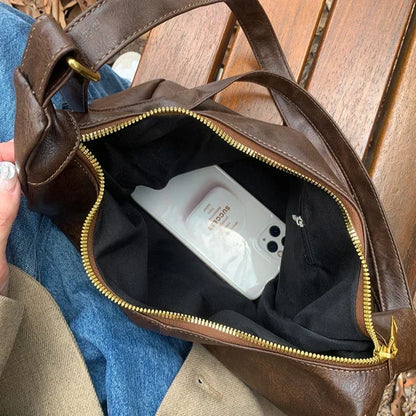 Cowhide Women Shoulder Bag