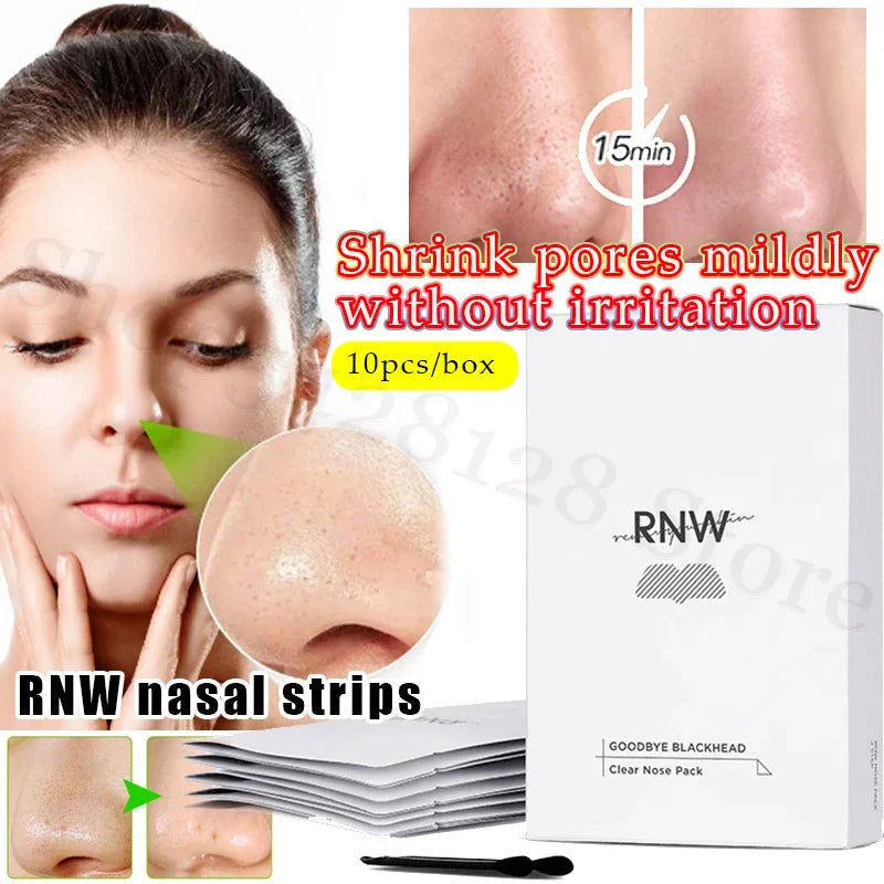 Nasal stickers to remove blackheads and shrink pores, deep cleansing warm and non-irritating nasal stickers