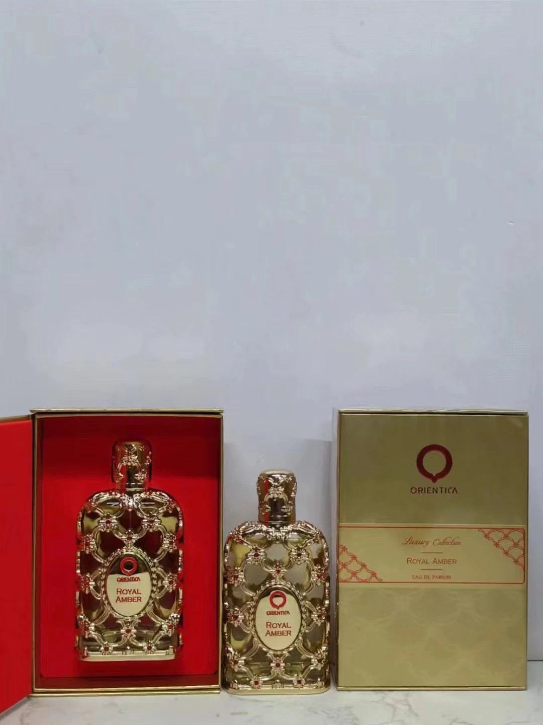 Royal Amber Rouge Oud Saffron 80ML Men Women Eau De Parfum  Neutral Rose Spray Perfume Fragrance
