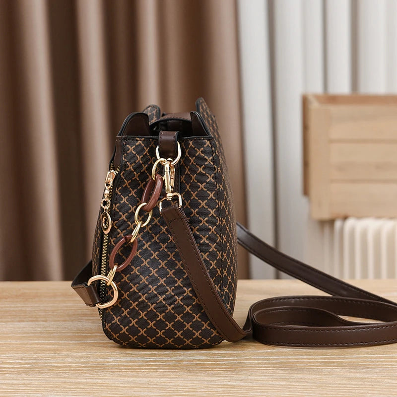 New Women Handbag Bag Luxury Design Bucket Shoulder Crossbody Bag
