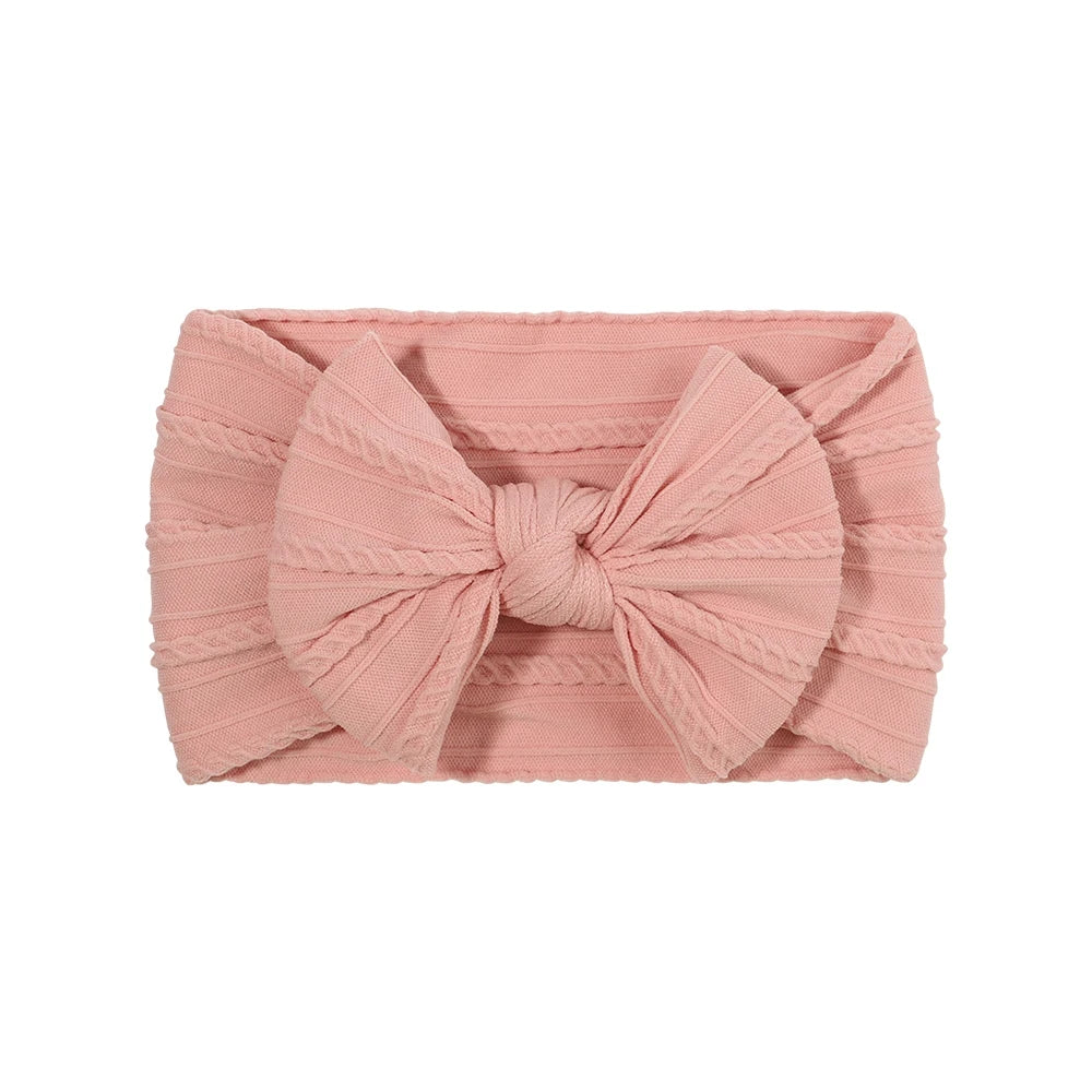 Big Flower Nylon Girl Hairband Elastic Soft Baby Headband For Children Turban Headwear For Newborn Baby Kids Hair Accessories