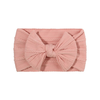 Big Flower Nylon Girl Hairband Elastic Soft Baby Headband For Children Turban Headwear For Newborn Baby Kids Hair Accessories