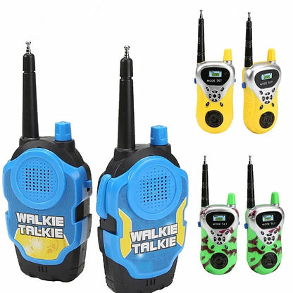 1 Pair 50M Walkie Talkies Mini Portable Handheld Two-Way Radio Toy