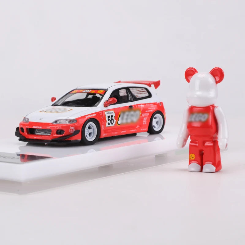 Fuji 1:64 Rocket Bunny Civic EG6 Wide-body Alloy Model Car