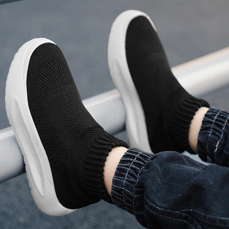 M Kids Fashion Sneakers For Boys Girls Tennis Shoes Breathable Sports