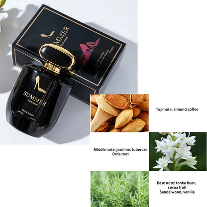 Bad Girl Fresh Floral Citrus Scent Elegant Vanilla Perfume,Light Fragrance,Long-Lasting Oriental Cuisine Notes Eau De Toilette