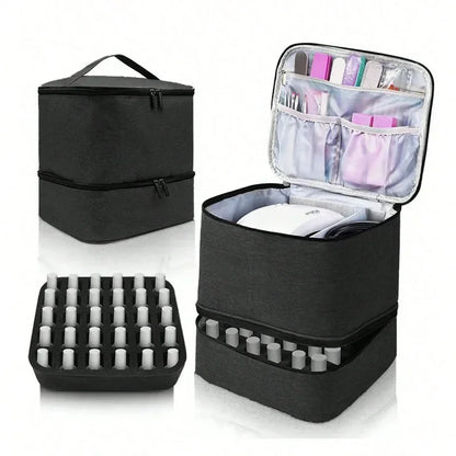 Nail Polish Storage Bag Essential Oil Bag Storage Box Double Layer