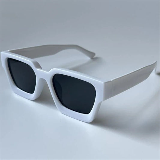White glasses, women's and men's sunglasses, summer sunshade, windproof, and color changing glasses