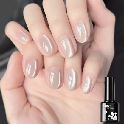 8ML Magnetic Cat Eye Gel Nail Polish Crystal Glassy Romantic Soak Off UV LED Gel Moonlight for Holiday DIY Art Party Birthday