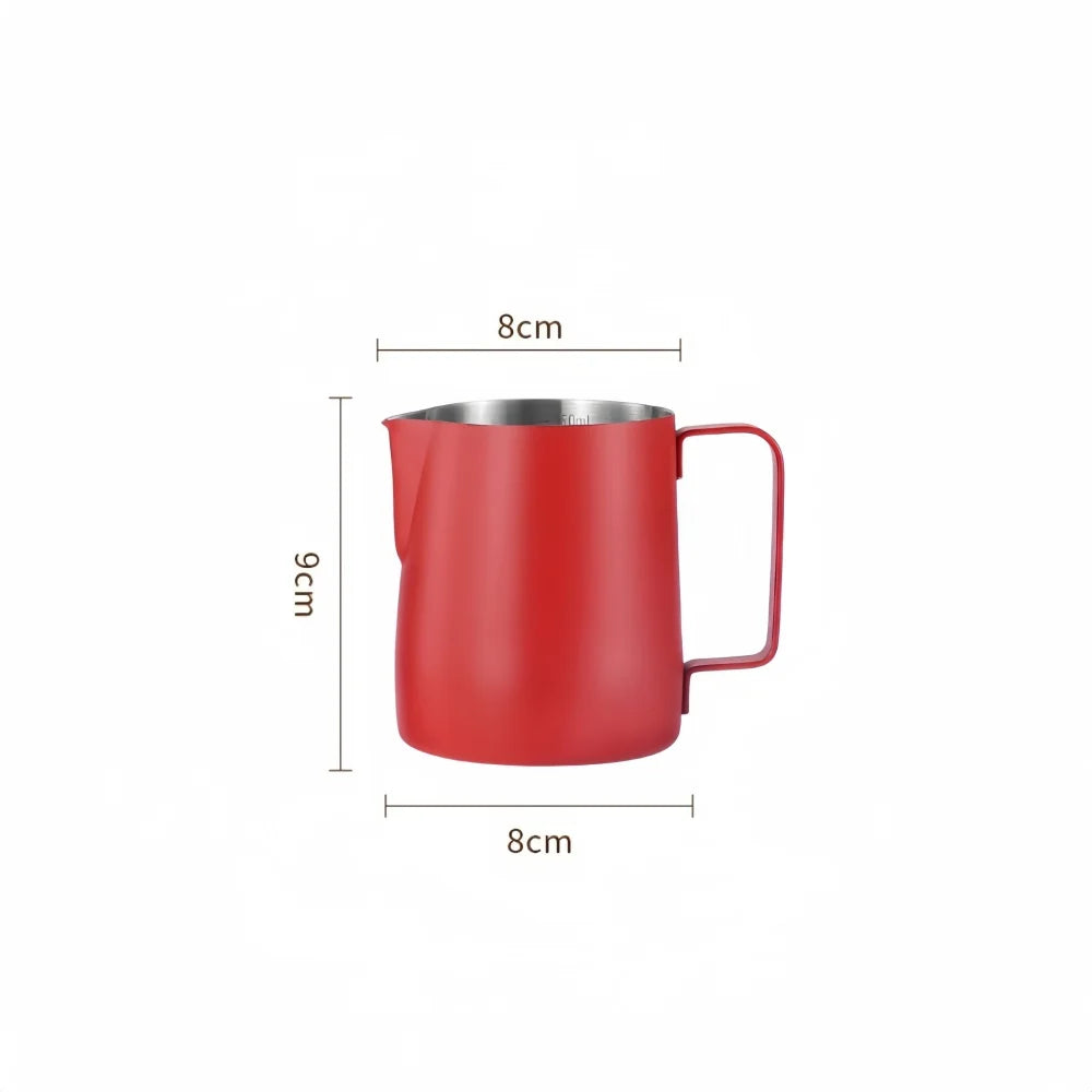 350/600ML Coffee Milk Frothing Pitcher Jug 304 Stainless Steel Precise Scale High Quality Latte