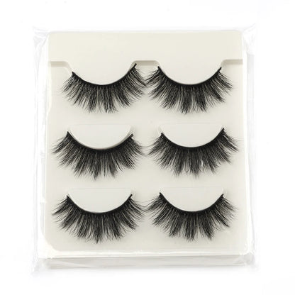 3/10 Pairs 3D Mink Eyelash Natural False Eyelashes Makeup Fake Eye Lashes Faux Cilios Make Up Beauty Tools Wholesale Lashes Cils
