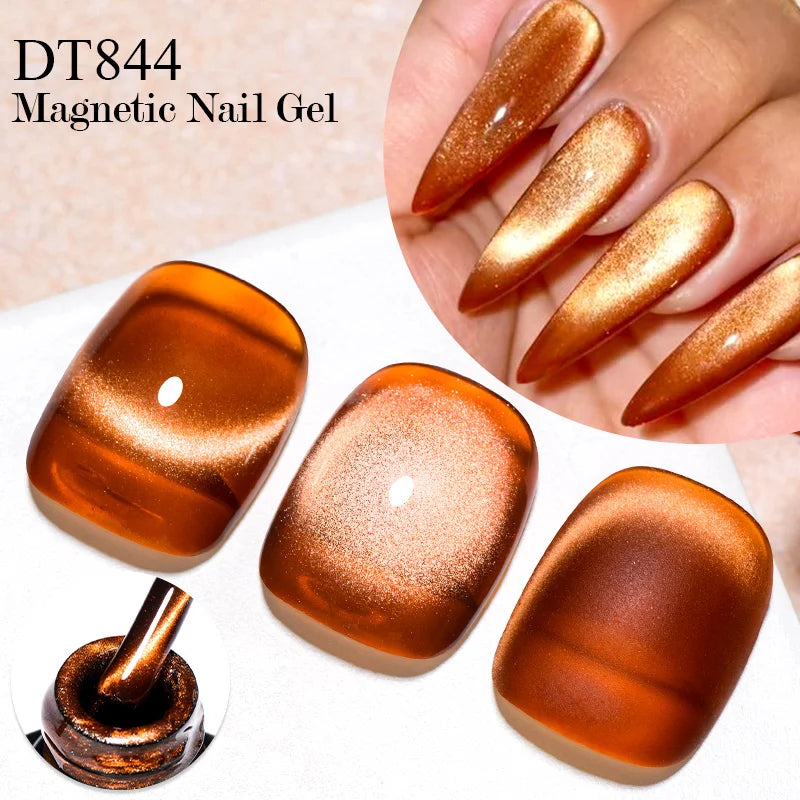 Cat Eye Gel Polish With Nail Magnet Tools Flexible Iron Wire For Creating Heart Shapes On Nails Nail Art nail supplies iman